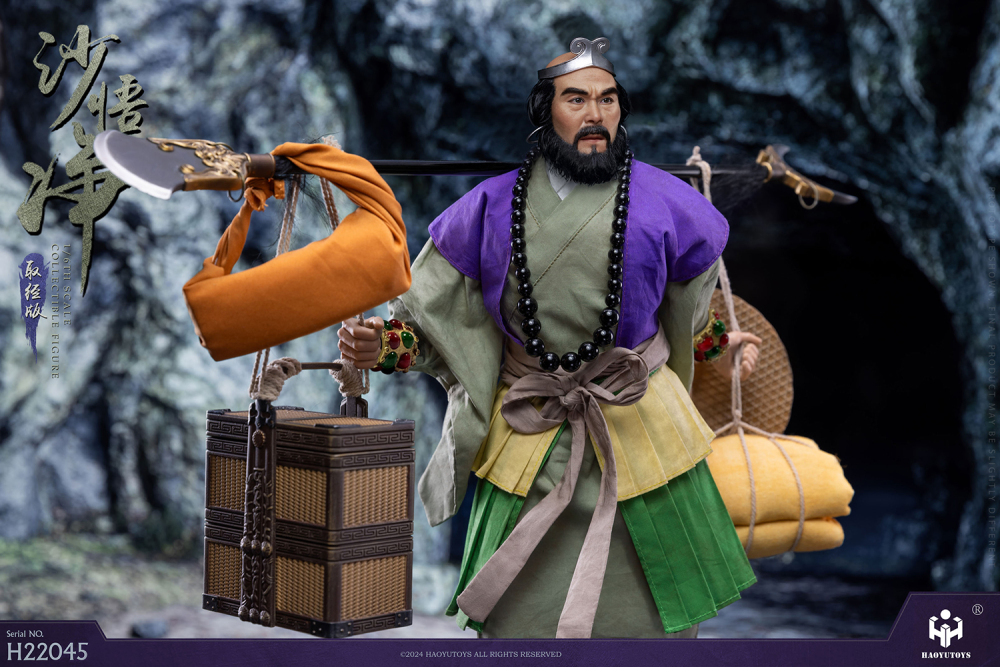 【全款预定】HAOYUTOYS 新品：1/6 神话系列 沙悟净—取经植发版