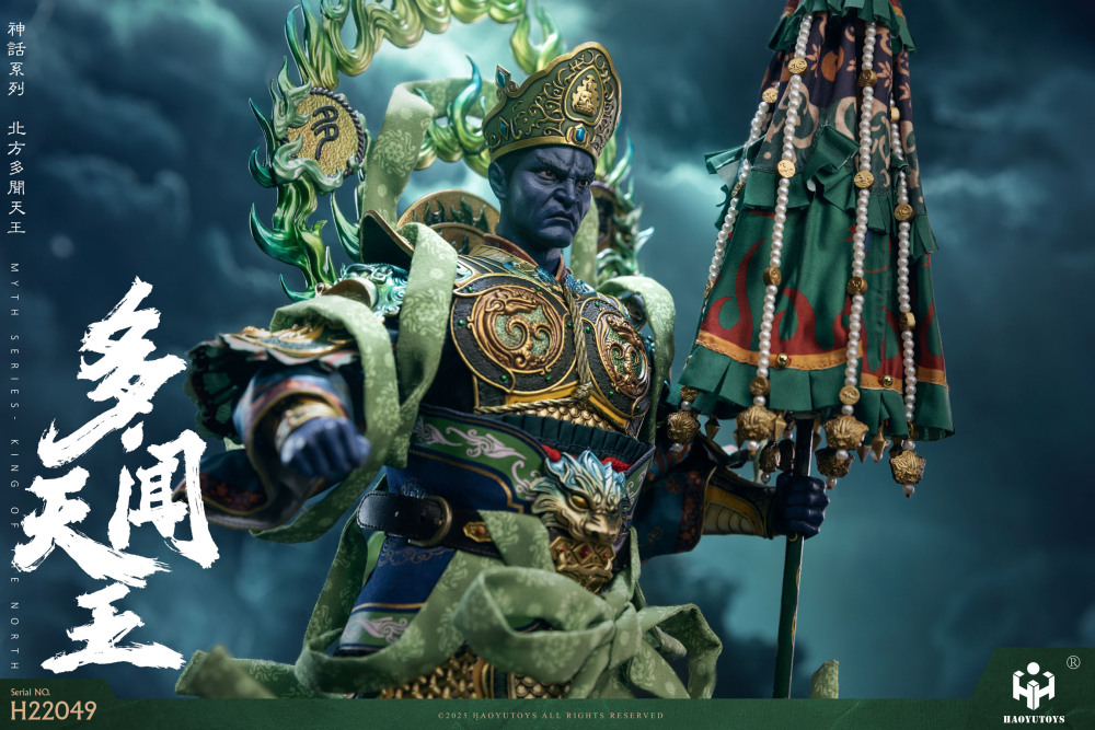 【全款预售】HAOYUTOYS 新品：1/6 神话系列-西方广目天王 可动人偶