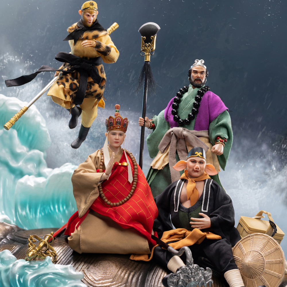 HAOYUTOYS 新品：1/12 神话系列-西游记 通天河典藏版 可动人偶