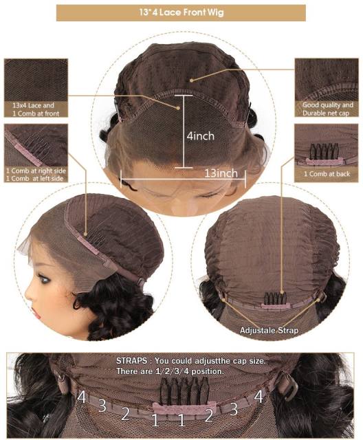 Wiccawigs Customized Ombre Color Brazilian Lace Wigs With Baby Hair Glueless Lace Front Wigs Pre Plucked Hairline