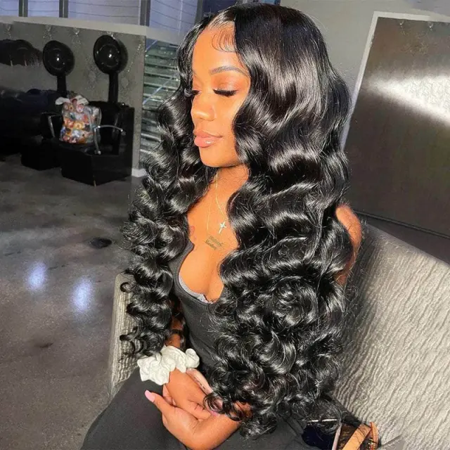 Wiccawigs Bouncy Romantic Loose Wave 13X4X4 Lace Frontal Wig