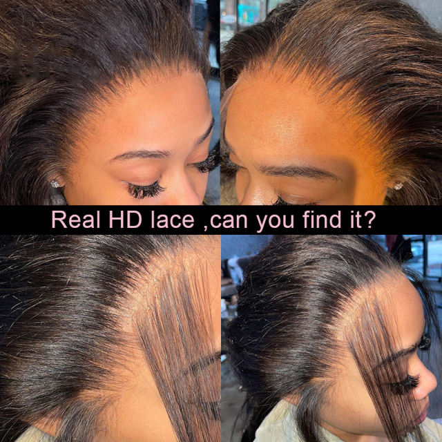 13×4 HD Lace Front Wigs Short Bob Wavy Human Hair Wigs Real HD 5x5 Closure Wigs