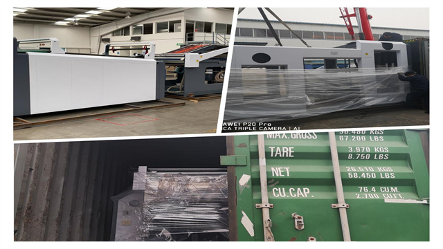 Delivery for Cardboard to Cardboard Laminating machine