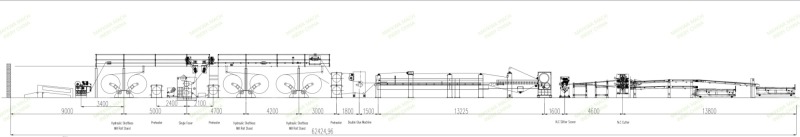 3ply Corrugated Paper Production Line