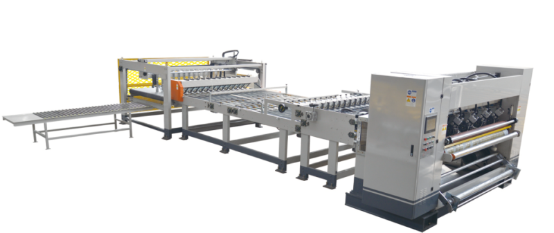 Corrugated Paper 2ply cutter and stacker