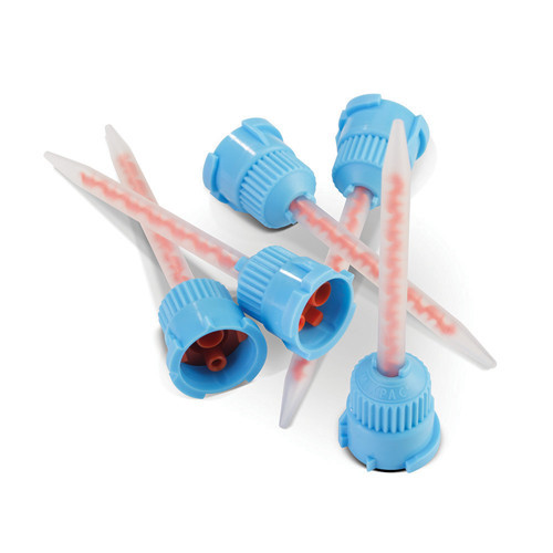 50 pcs Dental CROWN & BRIDGE Mixing Tips 10:1 RATIO MIXPAC BLUE ORANGE 6.5mm