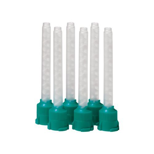 50 pcs Dental Impression Mixing Tips Teal 1:1 Ratio