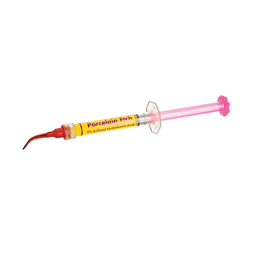 **ULTRADENT PORCELAIN ETCH GEL SYRINGE 9% Buffered Hydrofluoric Acid