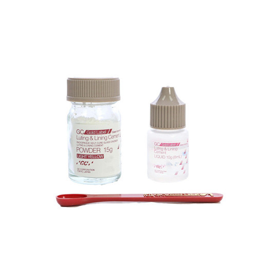GC Gold Label 1 Luting & Lining Glass Ionomer Dental Cement Mini Pack 15g/10g