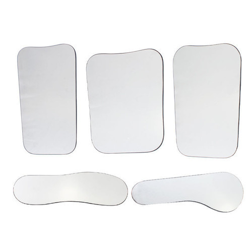 **Dental Oral Intraoral Photographic 2-sided Rhodium Glass Mirrors 5Pcs