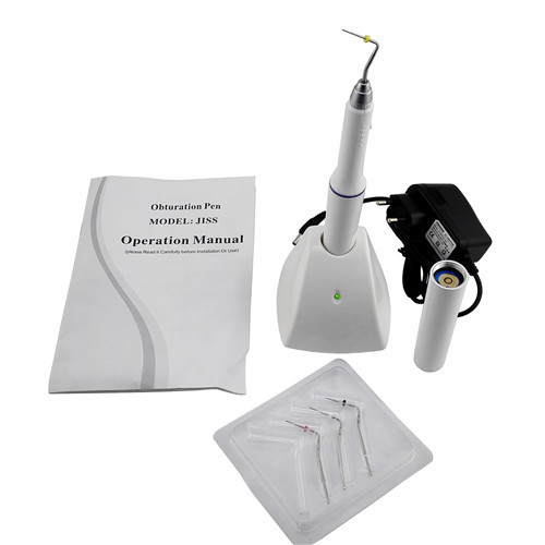 Dental Cordless Endo Gutta Percha Obturation System Heated Pen J1SS 4 Tips Injection Device