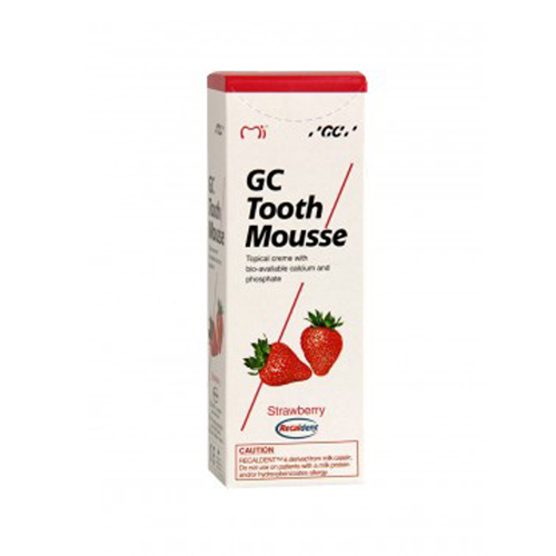 EXP: 2020-8-27 GC Tooth Mousse 1x 40g (35ml.) Recaldent -Strawberry