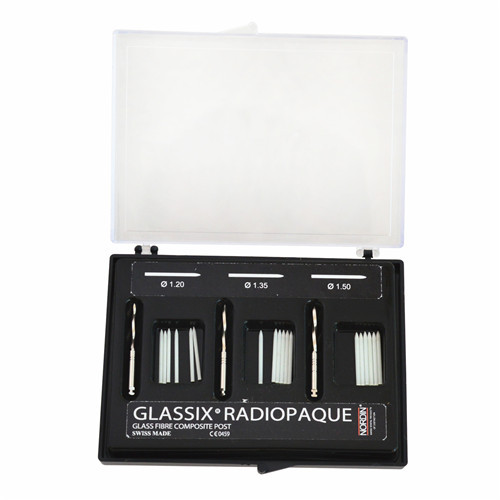 ***GLASSIX GLASS FIBER COMPOSITE POSTS SWISS High Intensity Resin Straight Nordin