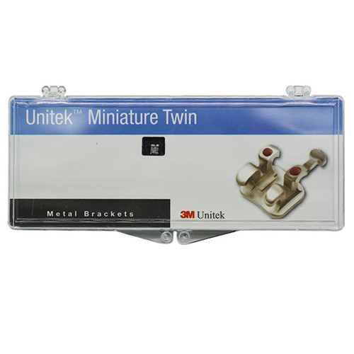 *3M Unitek Mini ROTH 017-114 DENTAL Twin Metal Brackets