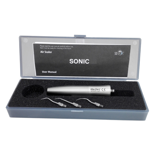 *MacDent SONIC-NP Dental Air Scaler Hygiene Handpiece SJ1 SJ2 SJ3 Tips FIT NSK