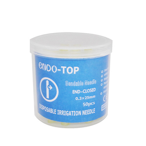 *Dental Endo-Closed 27GA/30GA 25mm Disposable Endo Irrigation Needle Tips 50Pcs /Bottle