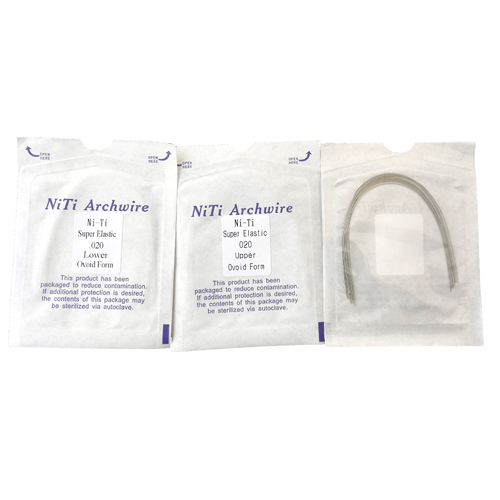 `Dental Orthodontic Super Elastic Wire Ovoid Form Niti Arch Wires