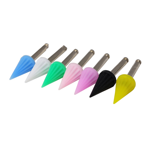 *Dental Polishing Polisher Tapered Umbrella Sharp Shape Mixed Color 100Pcs/Box