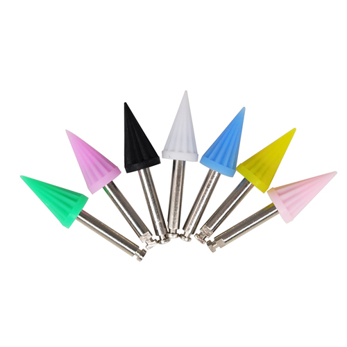 *Dental Polishing Polisher Tapered Umbrella Sharp Shape Mixed Color 100Pcs/Box