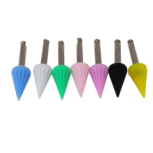 *Dental Polishing Polisher Tapered Umbrella Sharp Shape Mixed Color 100Pcs/Box