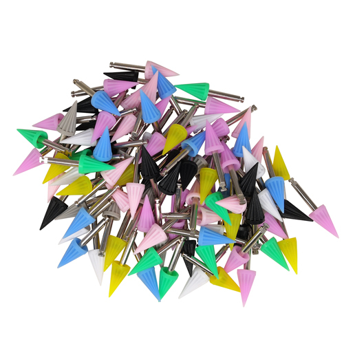 *Dental Polishing Polisher Tapered Umbrella Sharp Shape Mixed Color 100Pcs/Box