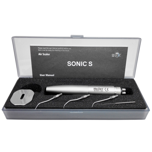 *MacDent SONIC Dental Hygienist Air Scaler Handpiece B2/M4+ 3 Tips SJ1 SJ2 SJ3