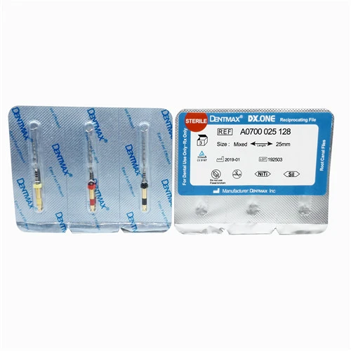 DENTMAX DX ONE File Dental Endodontics Niti Root Canal Files Small Primary Large fit Wave One