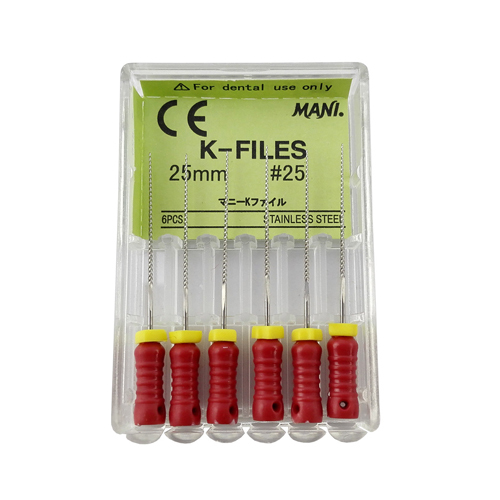 MANI K-Files Dental Endo Stainless Steel Root Canal Hand Use