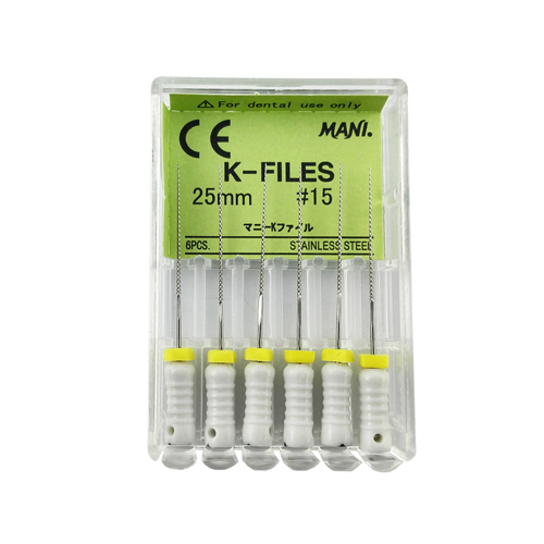 MANI K-Files Dental Endo Stainless Steel Root Canal Hand Use