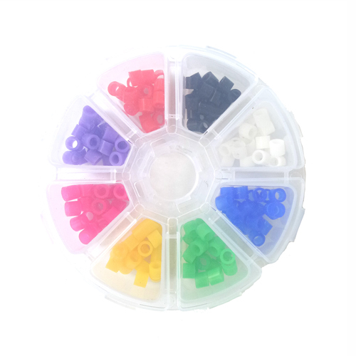 ****160 Pcs/Pack Dental Silicone Code Rings 8 color 20 pcs per color Instrument