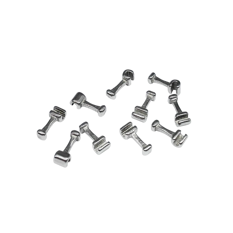 ***Dental Orthodontic Stainless Steel Crimpable Hooks Medium 10Pcs/bag