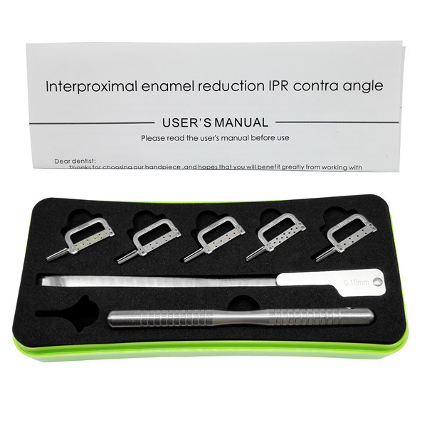 Dental interproximal Enamel Reduction IPR Contra Angle Strip 15-90HD + Handle