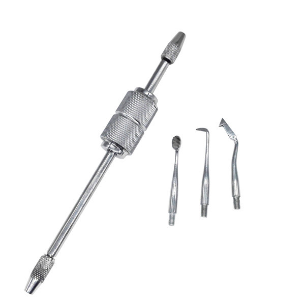 ****Dental Oral Crown Gun Remover Surgical Instrument with 3 Attachments