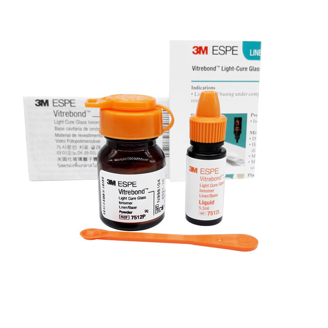 3M ESPE Vitrebond 7510 Complete Kit 9 g Powder 5.5 ml Liquid Dental Liner Base