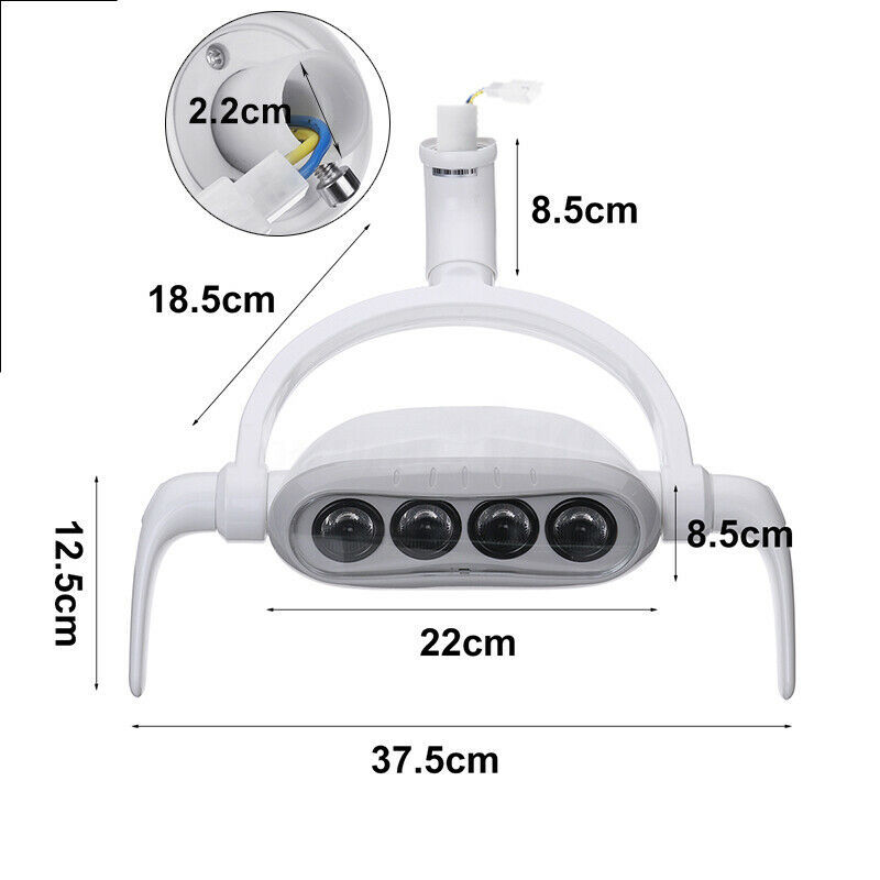 ****Dental Oral Light Dentist Operating Lamp 4 LED Lens Shadowless