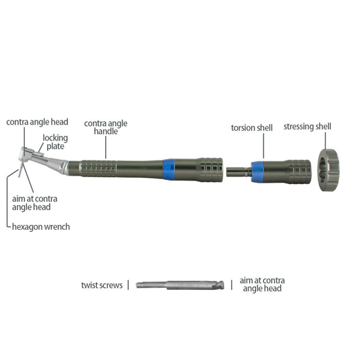 **Dental Implant Torque Wrench Handpiece Universal Control Adjustable 20N 35N/cm