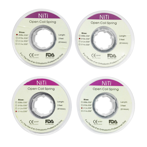 *Dental Orthodontic Use Niti Open Coil Springs Dia.008/010/012/014 inch, 914 mm/ 3 Feet