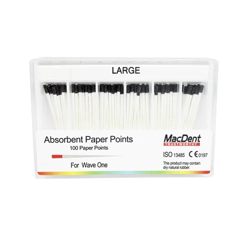 *MacDent Dental Absorbent Paper Points For Wave one Small / Primary / Large