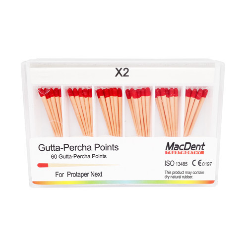 *MacDent Dental Obturation Protaper Next Gutta Percha Points Endo Root Canal X1 X2 X3 X1-X3