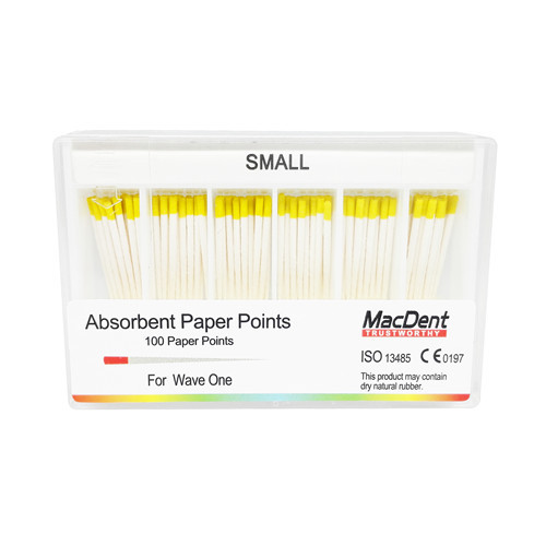 *MacDent Dental Absorbent Paper Points For Wave one Small / Primary / Large