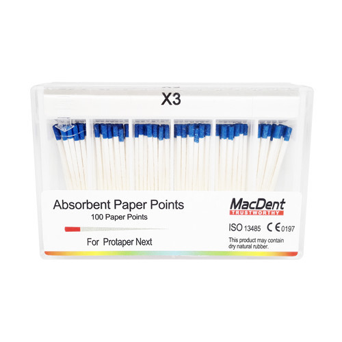 *MacDent Dental Absorbent Paper Points For Protaper Next X1 X2 X3