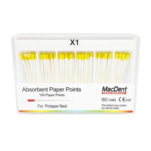 *MacDent Dental Absorbent Paper Points For Protaper Next X1 X2 X3