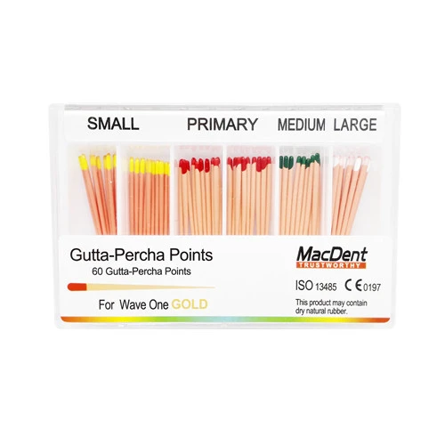*MacDent Dental Gutta Percha Points Refills Endodontic Root Canal for WAVEONE Gold