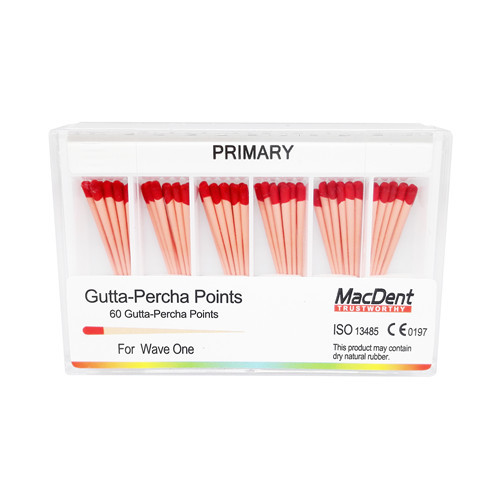 *MacDent Dental Obturation Wave One Gutta Percha Points Endo Root Canal Small Primary Large