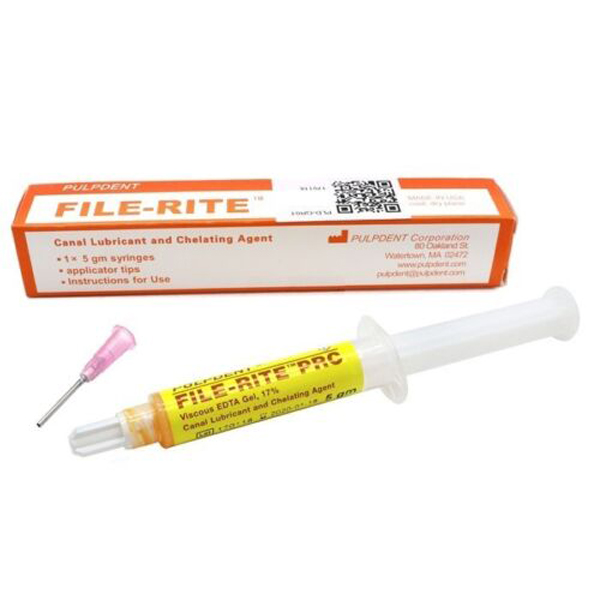**PULPDENT FileRite Dental Canal Lubricant and Chelating Agent 5gm Syringe