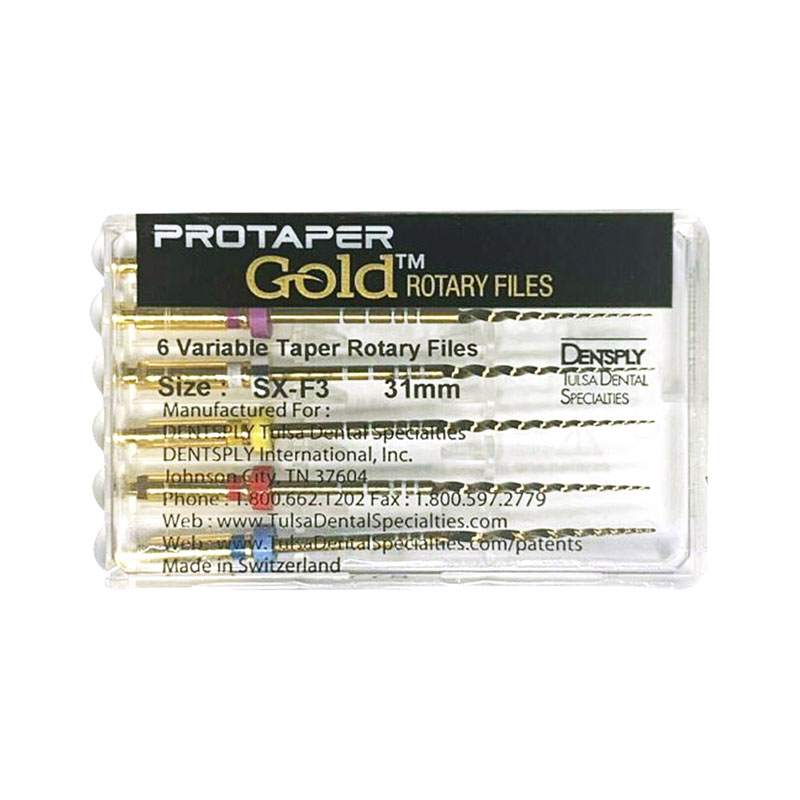 Dentsply Tulsa Protaper Gold Rotary Endodontics Endo Files