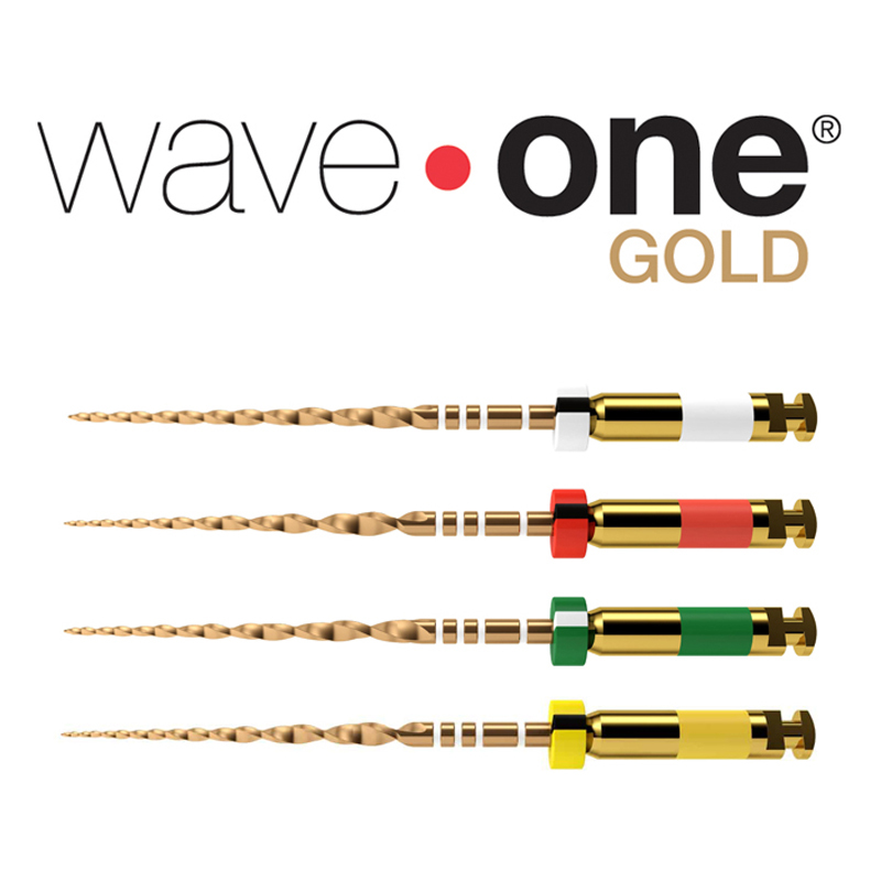 Waveone Gold Wave One Endodontic File Root Canal Dentsply 4 PCS/Pack