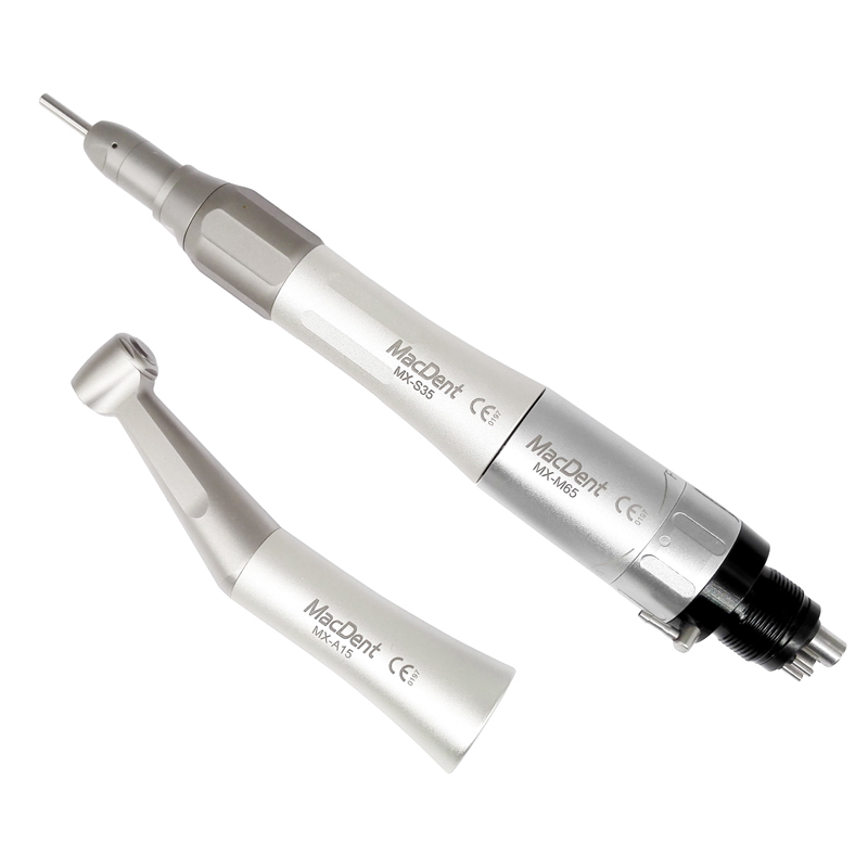 MacDent Straight Contra Angle Air Motor Low Speed Handpiece Fit NSK FX