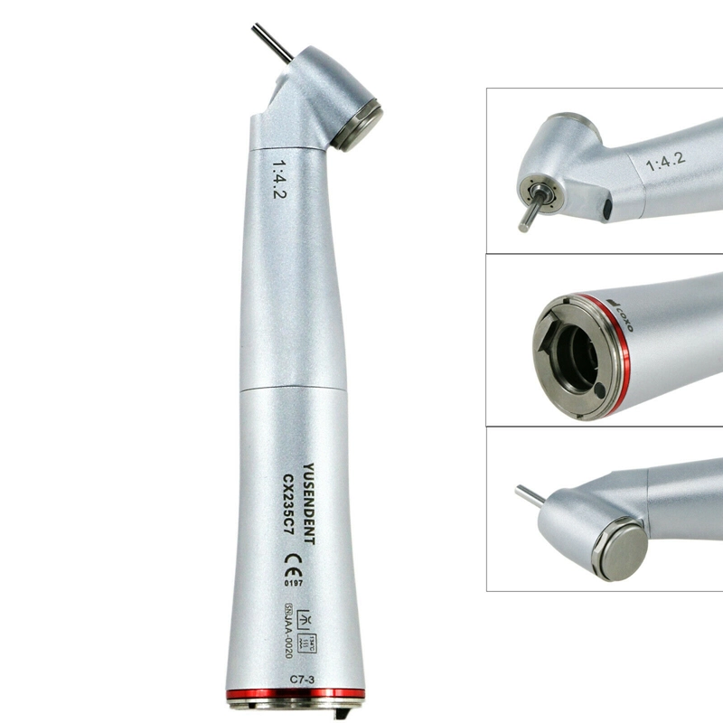 COXO YUSENDENT CX235 C7-3 1:4.2 Dental Fiber Optic 45° Surgical Contra Angle Handpiece