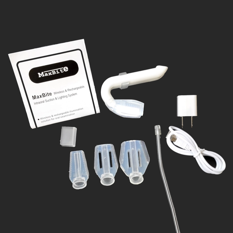 Dental MaxBite Intraoral Light Wireless Suction Dentist LED Lighting System